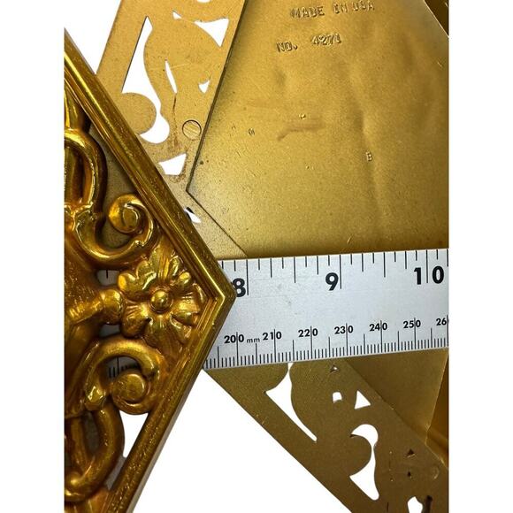 Vintage Diamond MCM Wall Art Dart Ind Set of 4 Made in USA 1970 - Picture 9 of 9